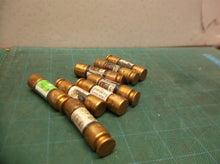 Lot of 8 copper ended fuses for a SQUARE D MODEL 6 MCC
