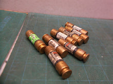 Lot of 8 copper ended fuses for a SQUARE D MODEL 6 MCC