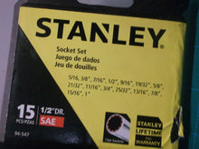 94-547 Stanley 13 Piece Socket Set ( Missing 11/16" & 3/4" )