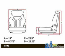 MSG95GGRC Grammer Seat, Charcoal Matrix Cloth