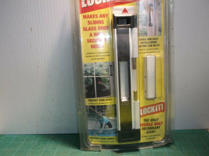 LOCKiT! Double Bolt Door Lock for Sliding Glass Doors