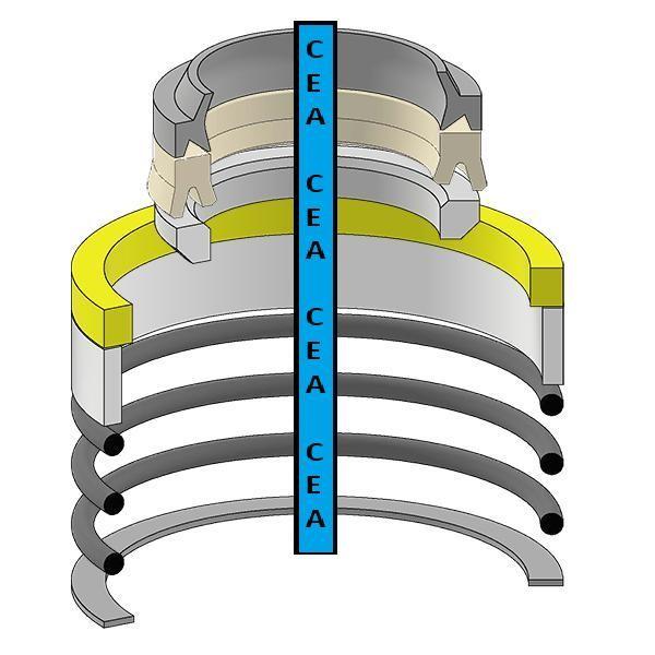 AH160844 Boom Cylinder Seal Kit Fits John Deere 240 250