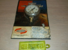 G85D Uniweld 1.5" 100 PSIG Gold Steel Case Welding Gauge 1/8" NPT Bottom Mount