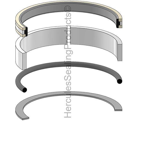 RE16208 Steering Cylinder Seal Kit Fits John Deere 640D 648D
