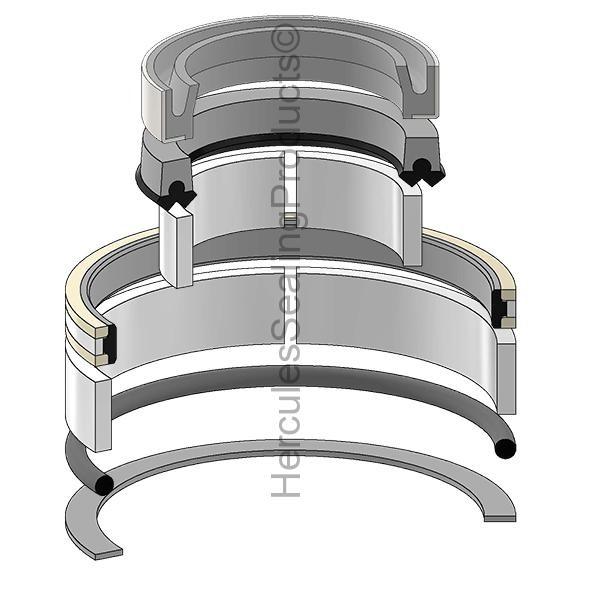AK4370 Steering Cylinder Seal Kit Fits Komatsu 830