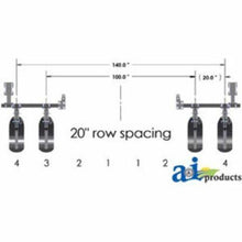 STR2600C 2 Row Complete Kit Fits John Deere:606,606C,608,608C,612,612C,616C,