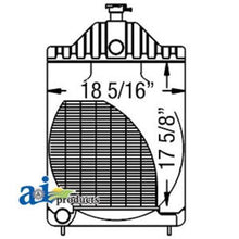 A39344 Radiator w/o Oil Cooler Fitting Fits Case-IH:430CK,480B,480CK,530CK,580B