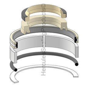 707-98-24500 Lean Cylinder Seal Kit Fits Komatsu GD825