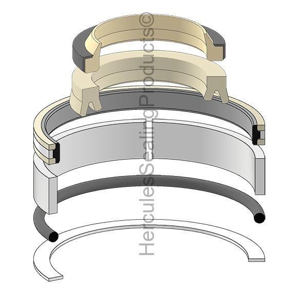 707-98-24500 Lean Cylinder Seal Kit Fits Komatsu GD825