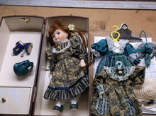 9706 Marked Doll & Case Red Hair
