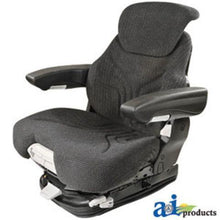 MSG95741GRC Grammer Seat Assembly, Charcoal Matrix Cloth, Black Vinyl Armrests