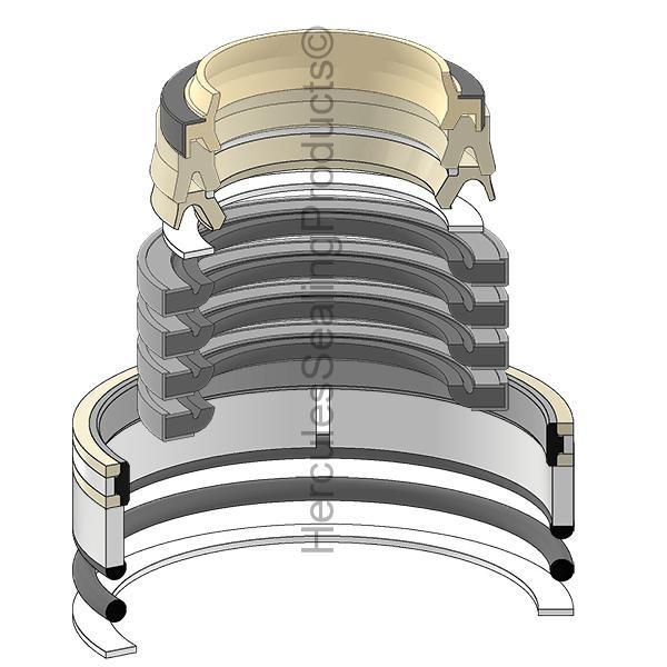 707-98-26580 Bucket Cylinder Seal Kit Fits Komatsu PC75UU-2 PC75UU-3 PC78US-5