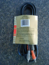 Hosa CPR-202 6.6 Ft (2M) Two 1/4" Phone Male to Two RCA Male Unbalanced Cable