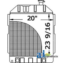 E1NN8005BD15M Radiator w/ Cooler Fits Ford / New Holland:7910 & 8210 (1982>)