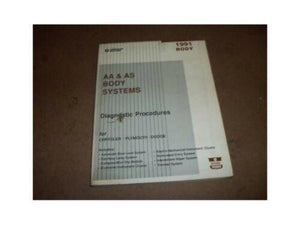 1991 Chrysler AA & AS Body Diagnostic Service Manual