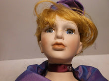 18" Porcelain Doll Birthstone Collection Amethyst