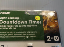 PRIME Light Sensing Countdown Timer 7 On/Off Settings Energy Saving #0154182