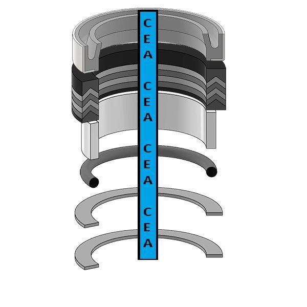 RE14454 Bucket Tilt Cylinder Seal Kit Fits John Deere 444 444C 444D