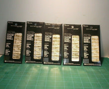 5 Packs Maybelline Color Prints Mirror Effect Nail Stickers 10 Golden Distress