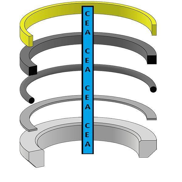 AH134955 Tilt Cylinder Seal Kit Fits John Deere 450G 550G