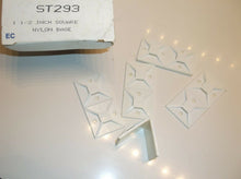 ST 293 (10) 1 1/2" Square Nylon Base Adhesive Mount