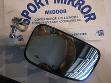 MI0008 Stenten's Golf Cart Convex 4.25" X 8" Sport Mirror