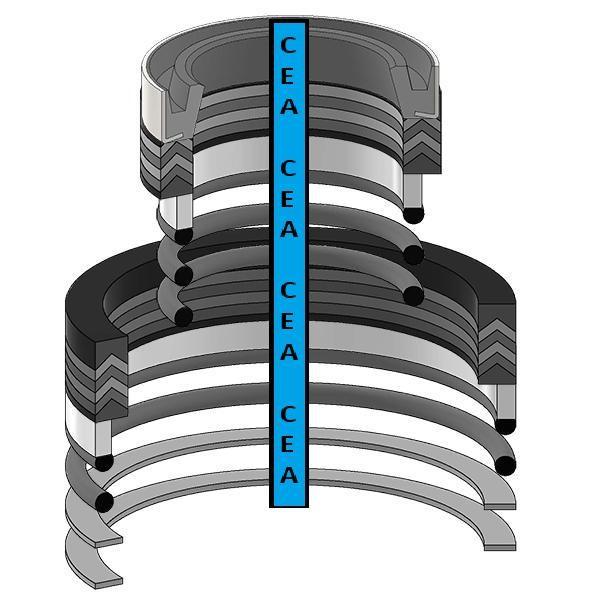 AR105346 Clamp Grapple Lift Ripper Cylinder Seal Kit Fit John Deere 444 444C 544