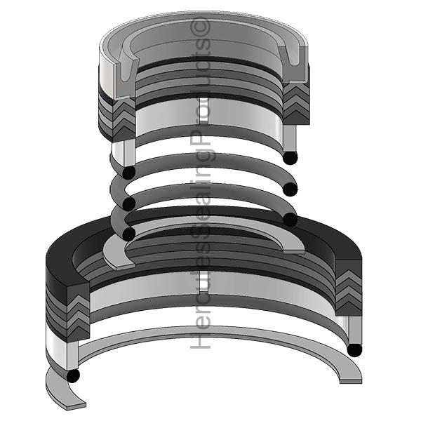 AR105356 Bucket Tilt Cylinder Seal Kit Fits John Deere 444 444C 444CH 544B
