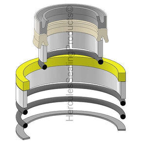 AR105272 Steering Cylinder Seal Kit Fits John Deere 444 444C 544C