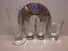 (4) Tall Glass Shot Glasses