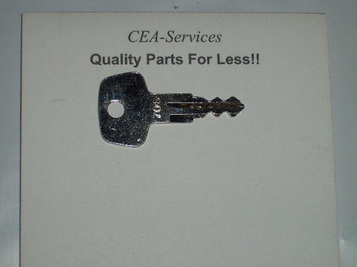 (1) Key Fits Liebherr Fuel Cap J2