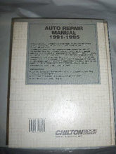 1991-95 Chilton's Auto Repair Service Manual