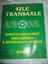 1997 Chrysler 42LE transaxle Powertrain Service Manual