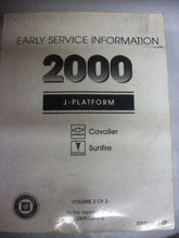 2000 Chevy Cavalier/sunfire J-Platform Service Manual