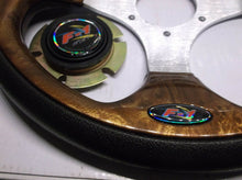 56694 F-1 Sport 6 Hole Steering Wheel 12.5" Woodgrain With Non-Billot Horn