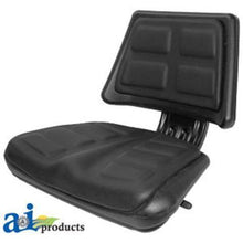 T110BL Seat, Universal w/ Trapezoid Back, Black Fits: Allis-Chalmers,Case-IH,