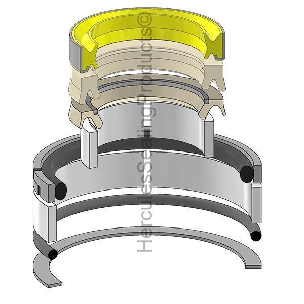 2418924 Backhoe Boom Cylinder Seal Kit Fits Caterpillar 6E0274K 416D