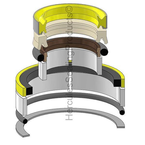 7X2737 Var Cylinder Seal Kit Fits Caterpillar 416-438C TH62-83