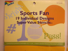 047292971168 (2) Sports Fan Stencils Packs