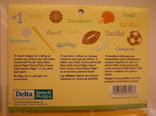 047292971168 (2) Sports Fan Stencils Packs