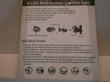 J-RT08 5 LED Multi-Function Caution Bike Taillight