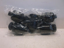 (5) Heyco HFC 1/4-PG-7 Black W/3165 Nut Liquid Tight 1/4" Conduit Fittings