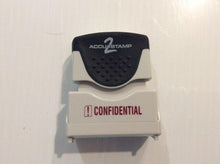 039956355742 ACCU-STAMP 2 "Confidential" Stamp - Red JJ1