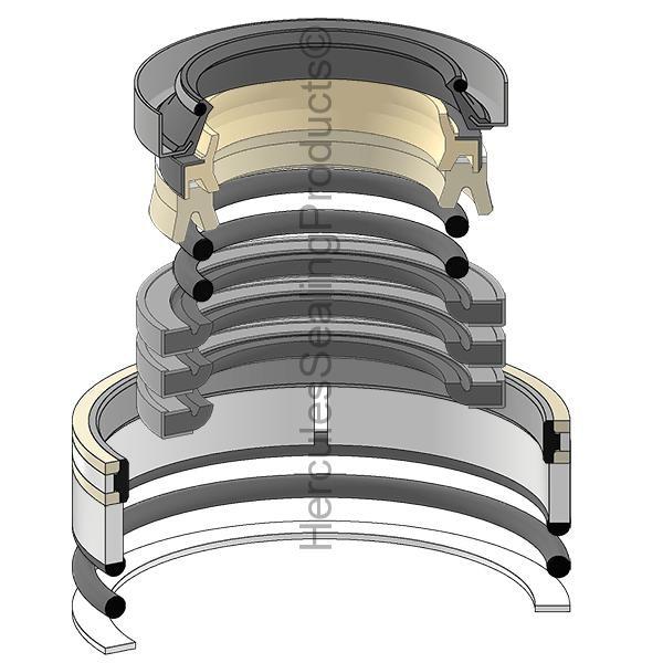 707-98-25760 Boom Cylinder Seal Kit Fits Komatsu PC45MR-3