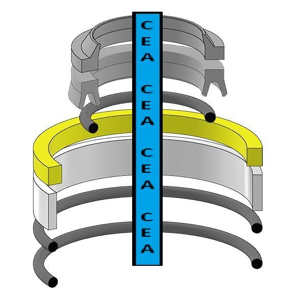 321758 Hydraulic Cylinder Seal Kit Fits Hyster Forklifts