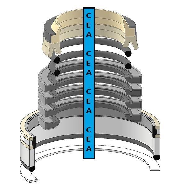 707-98-41130 Various Cylinder Seal Kit Fits Komatsu D40-D66