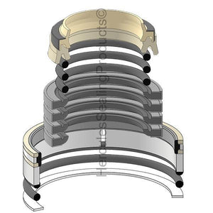 707-98-24700 Lift Cylinder Seal Kit Fits Komatsu D39E-21 D39PX-21