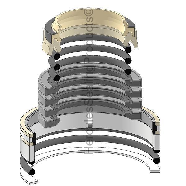 707-98-24700 Lift Cylinder Seal Kit Fits Komatsu D39E-21 D39PX-21