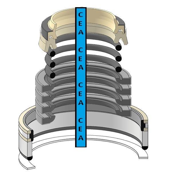 707-98-52220 Ripper Cylinder Seal Kit Fits Komatsu D65EX-15