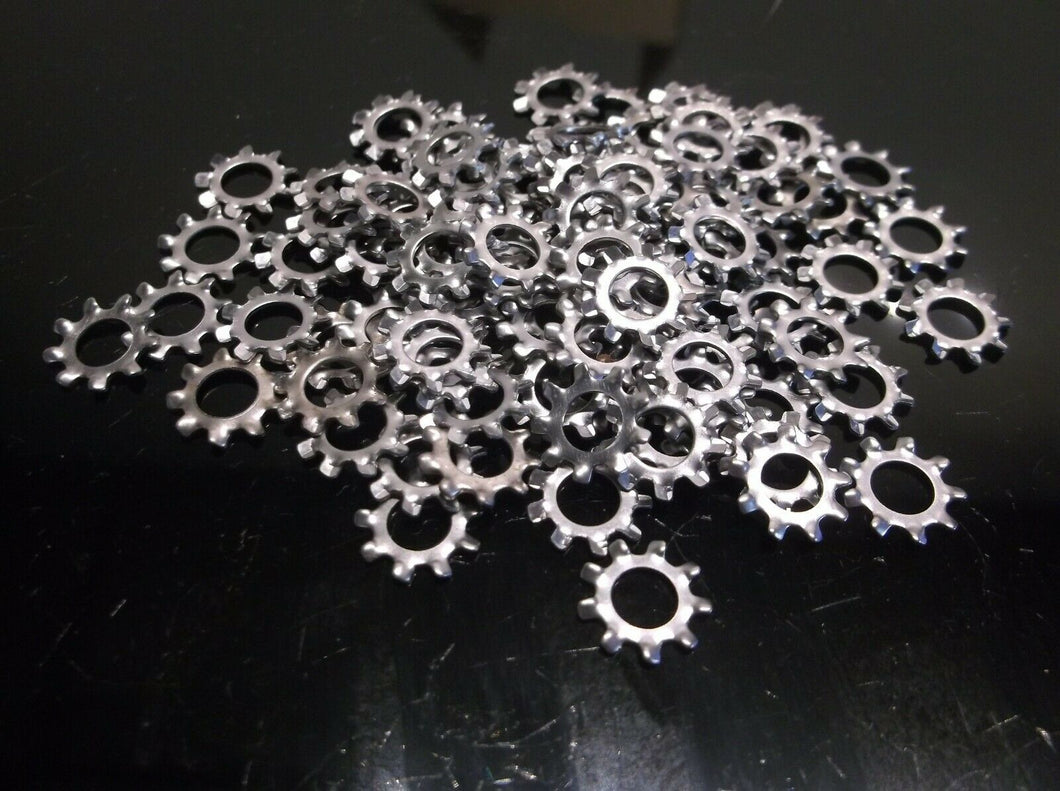 #10 Lock Washer External 18-8 Stainless Steel 100 Pcs